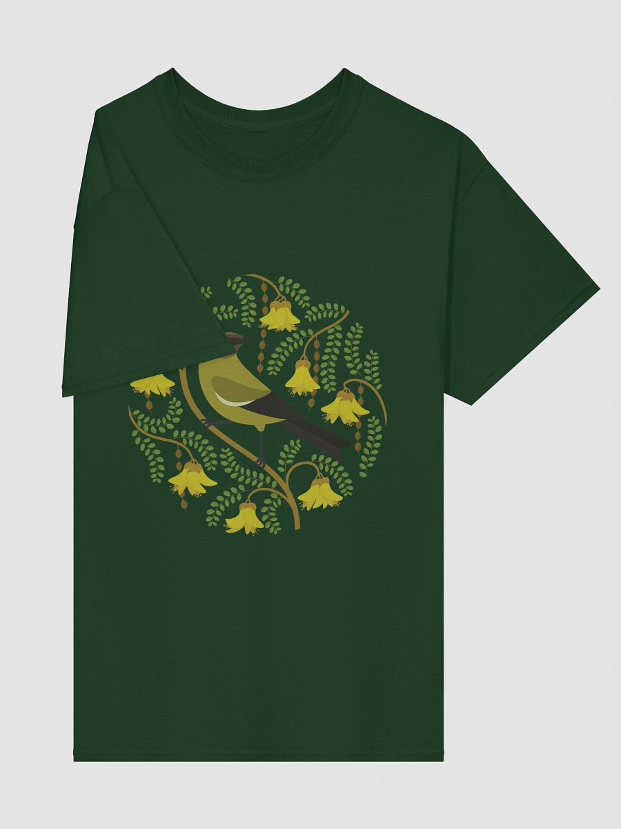 Korimako in Kōwhai T-Shirt – Unisex Adult Tee product image (52)
