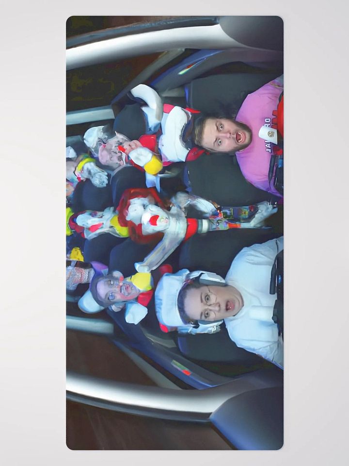 Clown Bus Gamer Mouse Pad product image (2)