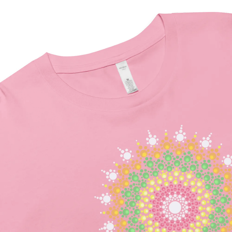 Pastel Dot Mandala Crop Top product image (4)