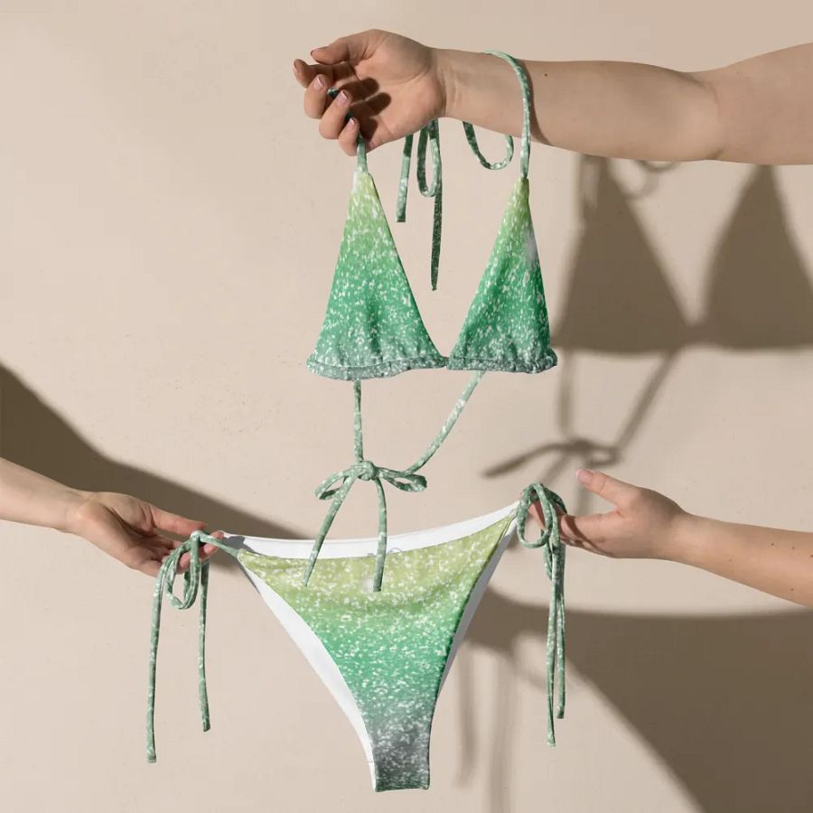 Glitter Unicorn Texture Design String Bikini (11) product image (7)
