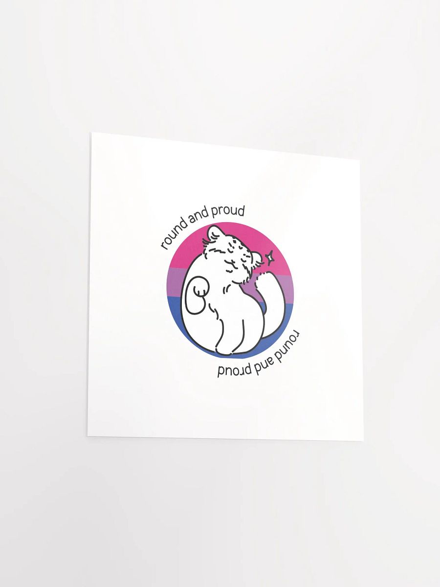 Round and Proud Manul Bisexual Version - Matte Poster product image (3)