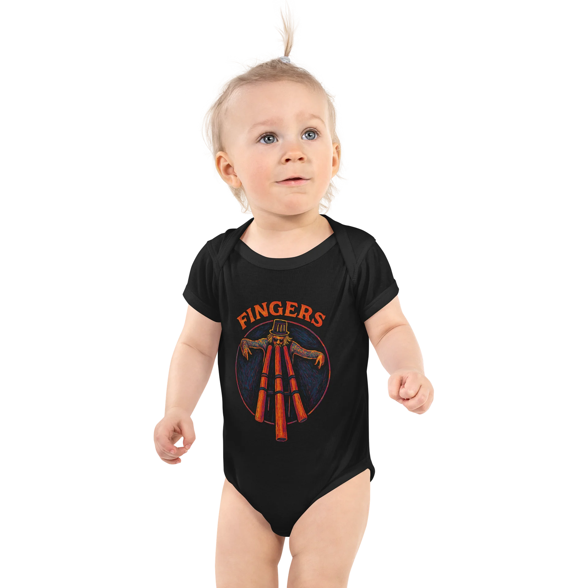 FINGERS Mitchell Cullen Logo Baby Onesie product image (1)