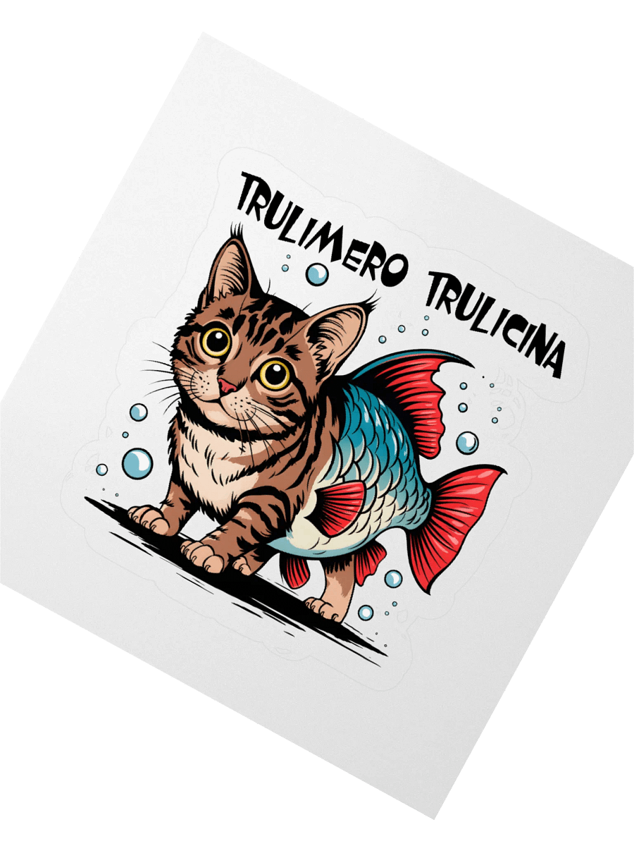 Trulimero Trulicina – Absurd Catfish Brainrot Sticker product image (2)
