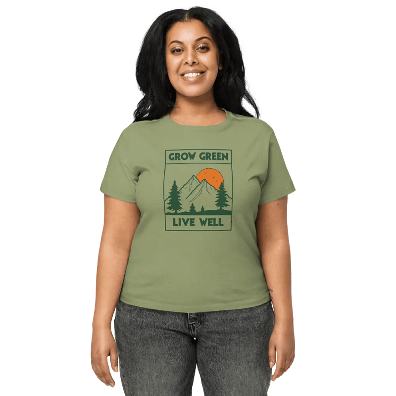 Grow Green Live Well High Waisted Tee