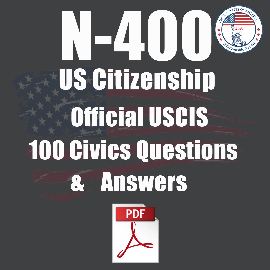 US Citizenship 3-in-1 Study PDFs product image (4)