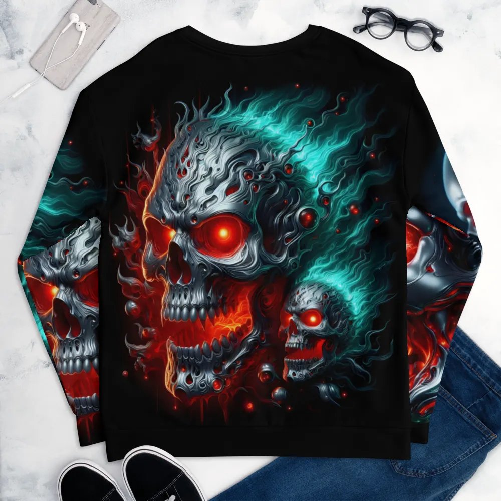 Skull Inferno - Unisex Sweatshirt #2 product image (8)