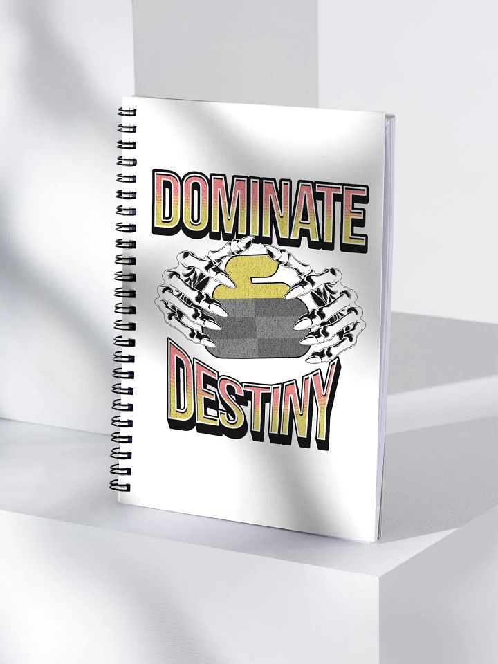 Dominate Destiny Curling Spiral Notebook product image (1)