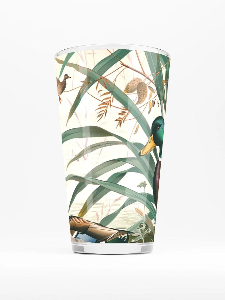 “Kyoto Kamogawa River” Tranquil Mallard Pond Glass Art product image (1)