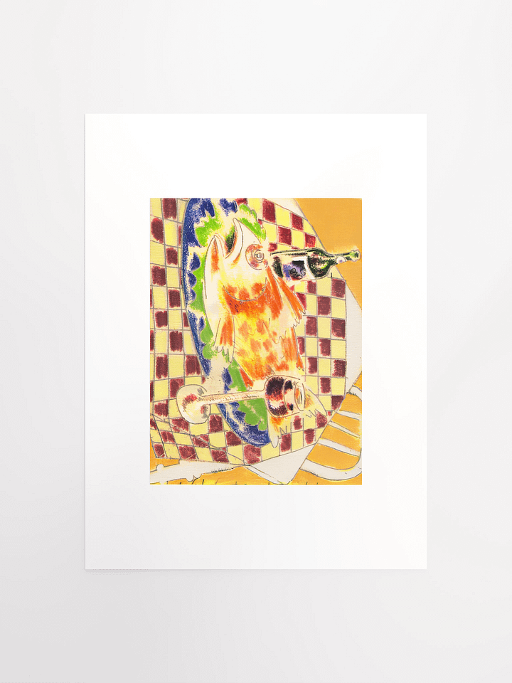 Feast with Checkered Cloth (undated) product image (2)