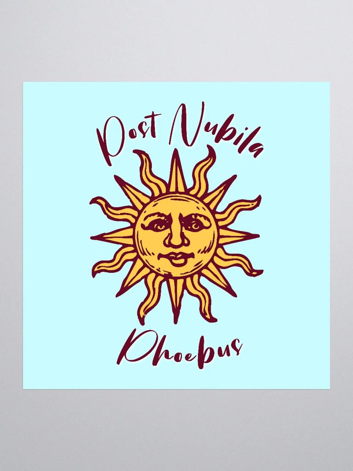 Post Nubila Phoebus Sticker product image (1)