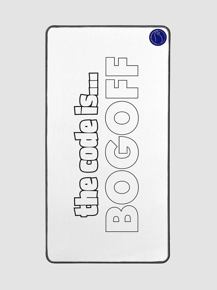 BOGOFF Logo Desk Mat product image (2)
