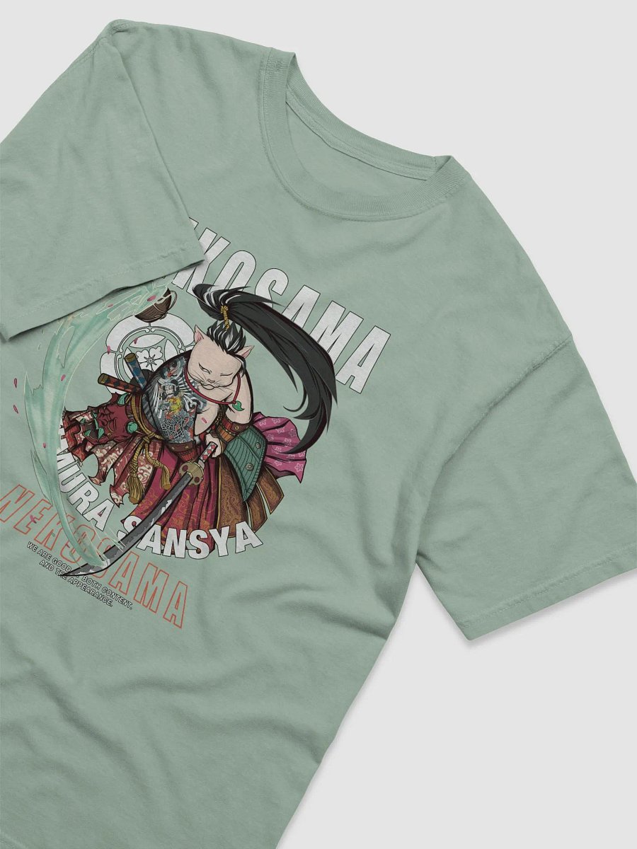 Samurai Cat Battle T-Shirt - Unique Warrior Cat Design for Samurai Fans product image (1)