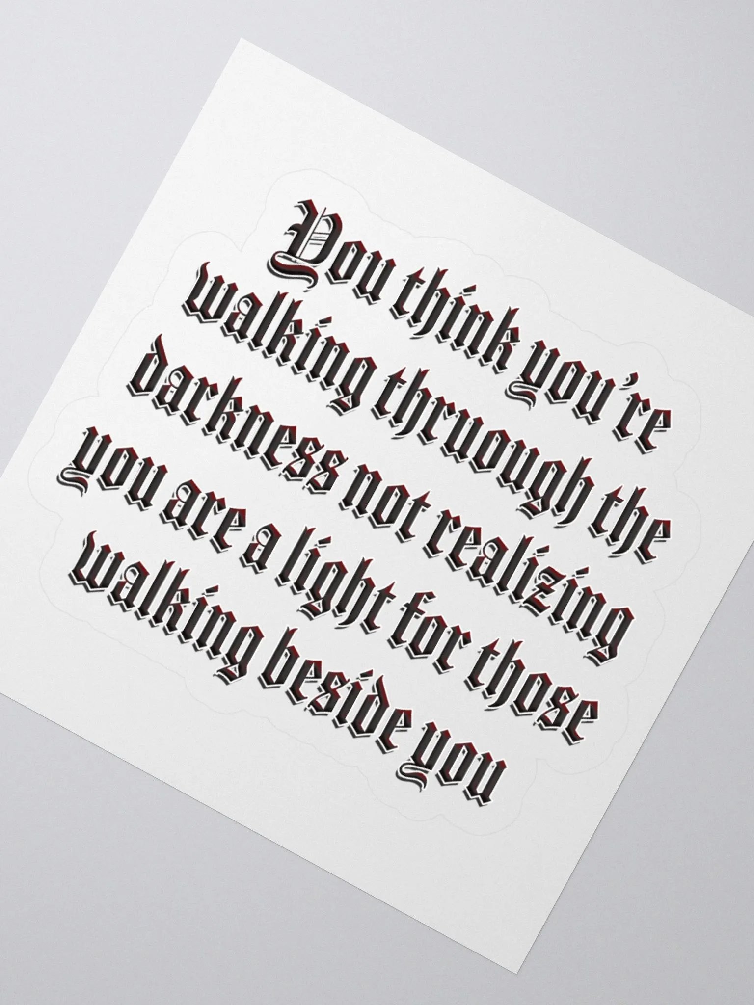 Positivity Darkness - Sticker product image (5)
