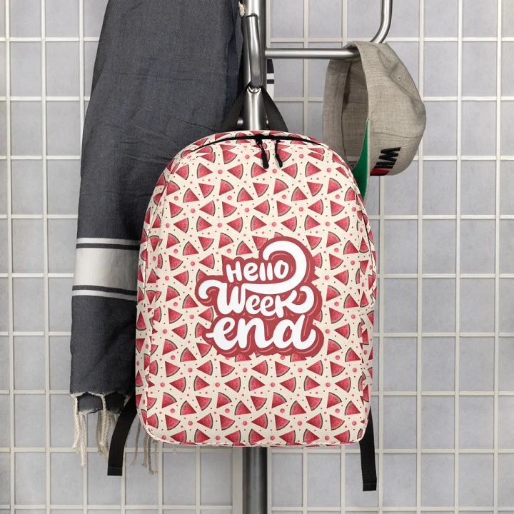 Hello Weekend Watermelon All Over Print Backpack product image (2)