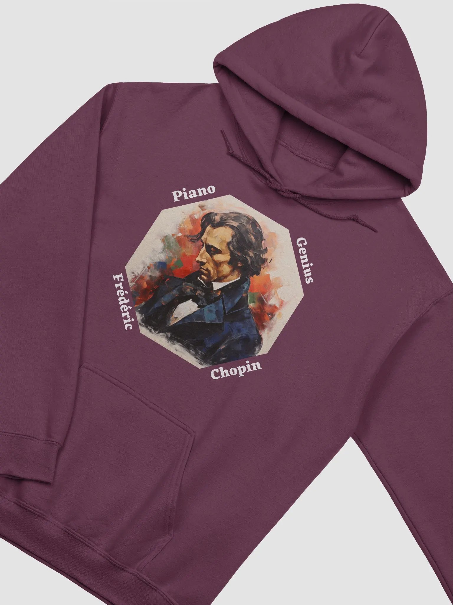 Frédéric Chopin - Piano Genius | Dark Hoodie product image (3)