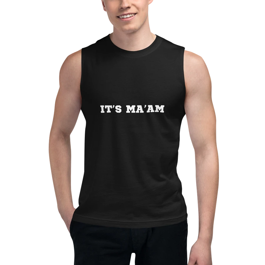 IT'S MA'AM UNISEX MUSCLE TEE product image (5)