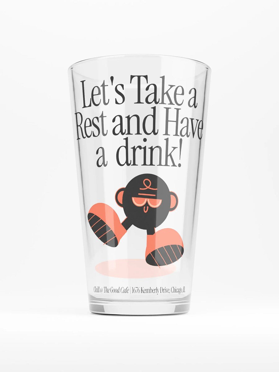 Rest & Refresh Shaker Pint Glass product image (1)