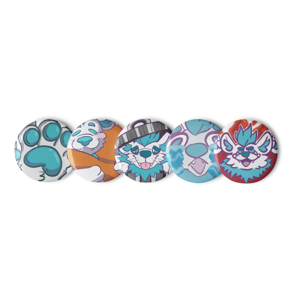 BD is Sleepy Pin Buttons Set product image (5)