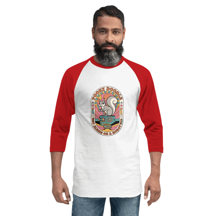 Pooky Doodle Robot Raglan Tee product image (2)