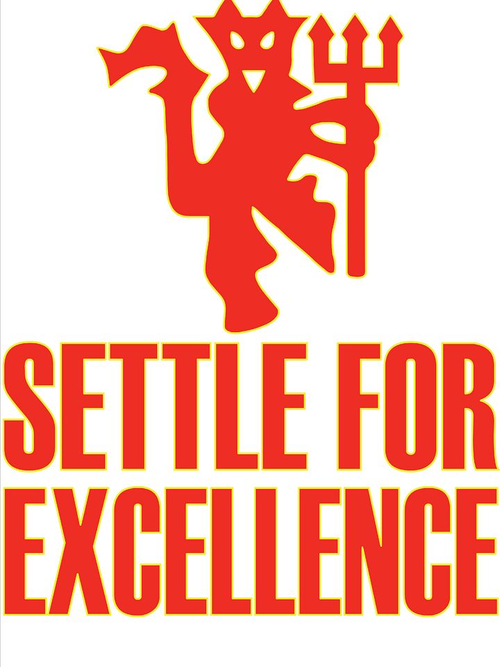 Manchester United - Settle For Excellence - Small Wallpaper product image (1)