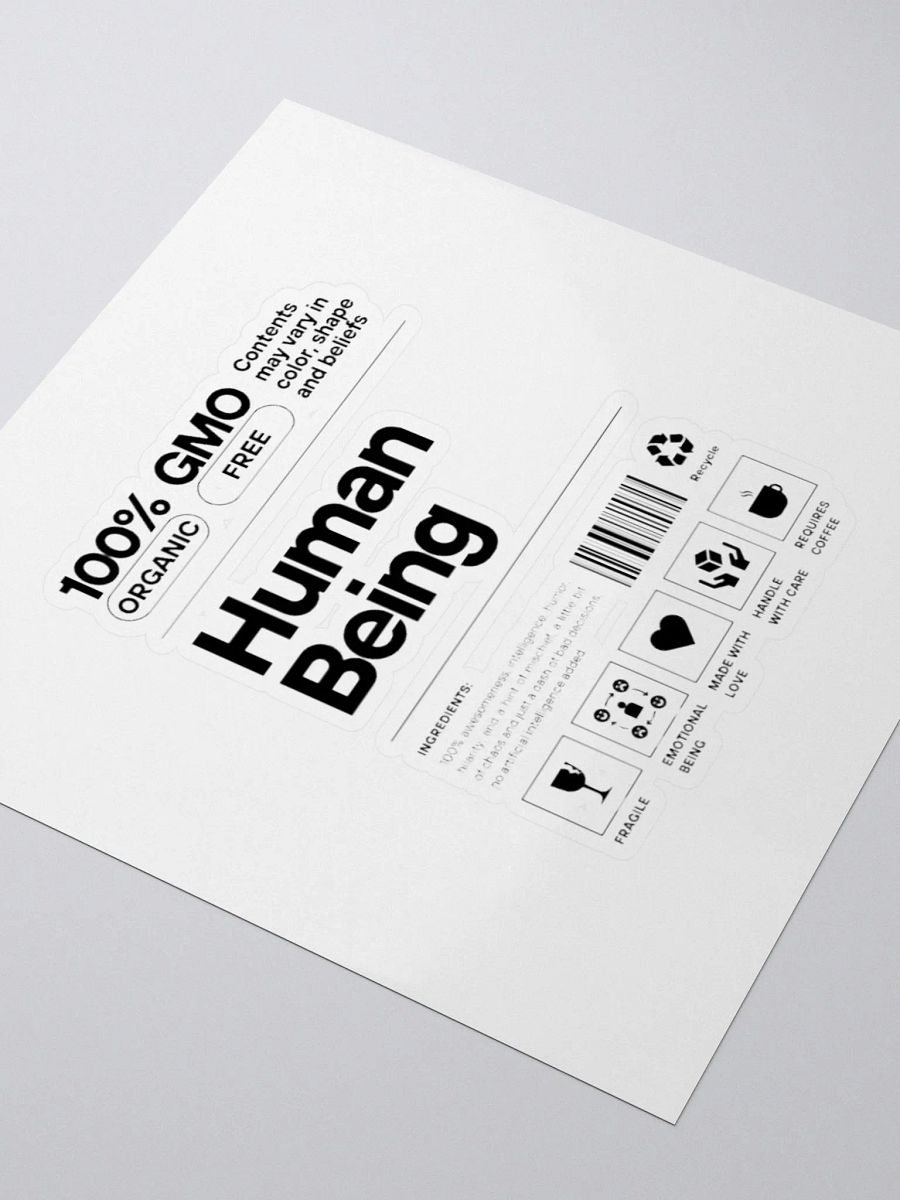Human Being: Sticker product image (7)