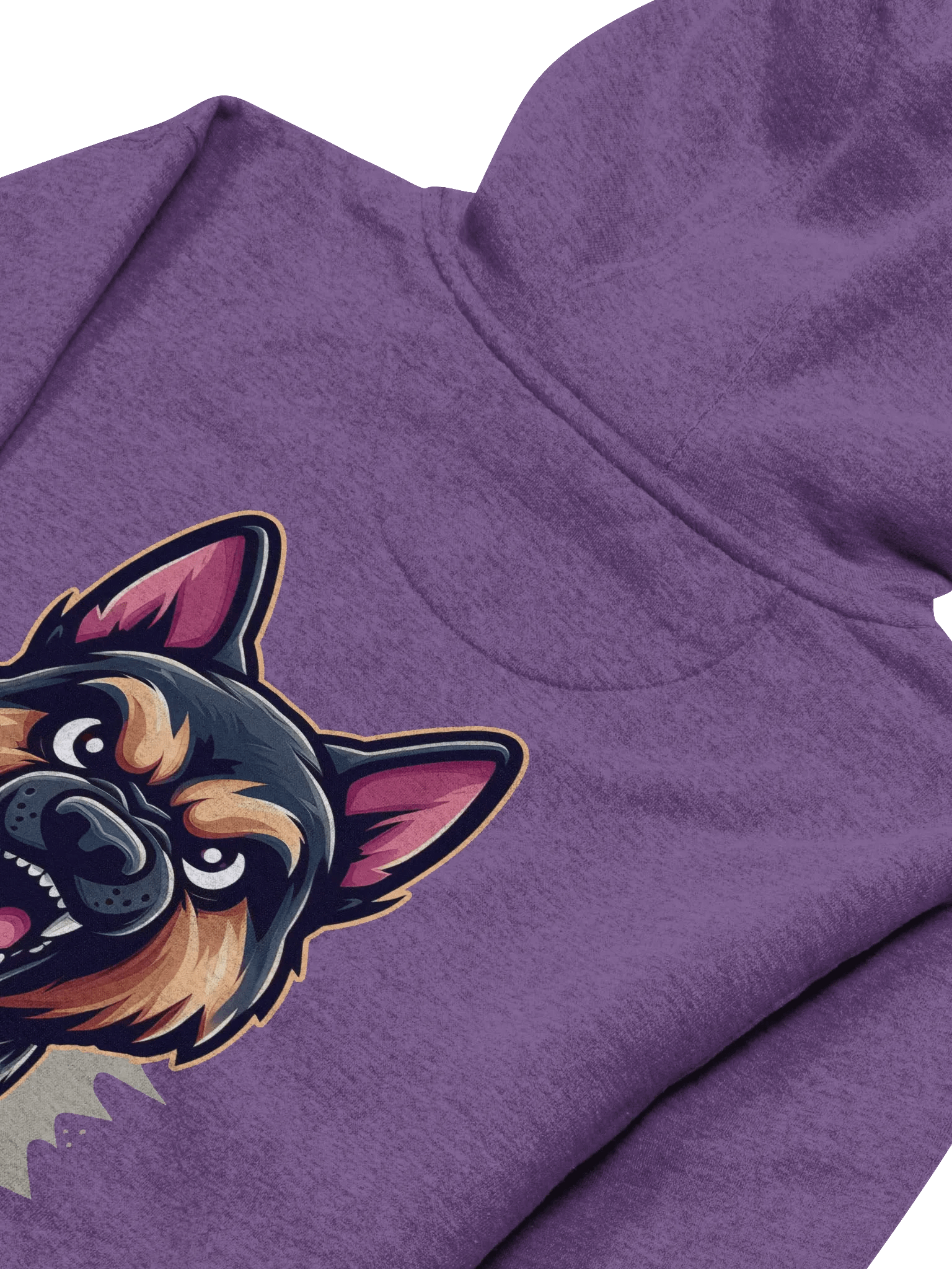 German Shepherd Angry Pup - Premium Unisex Hoodie product image (4)