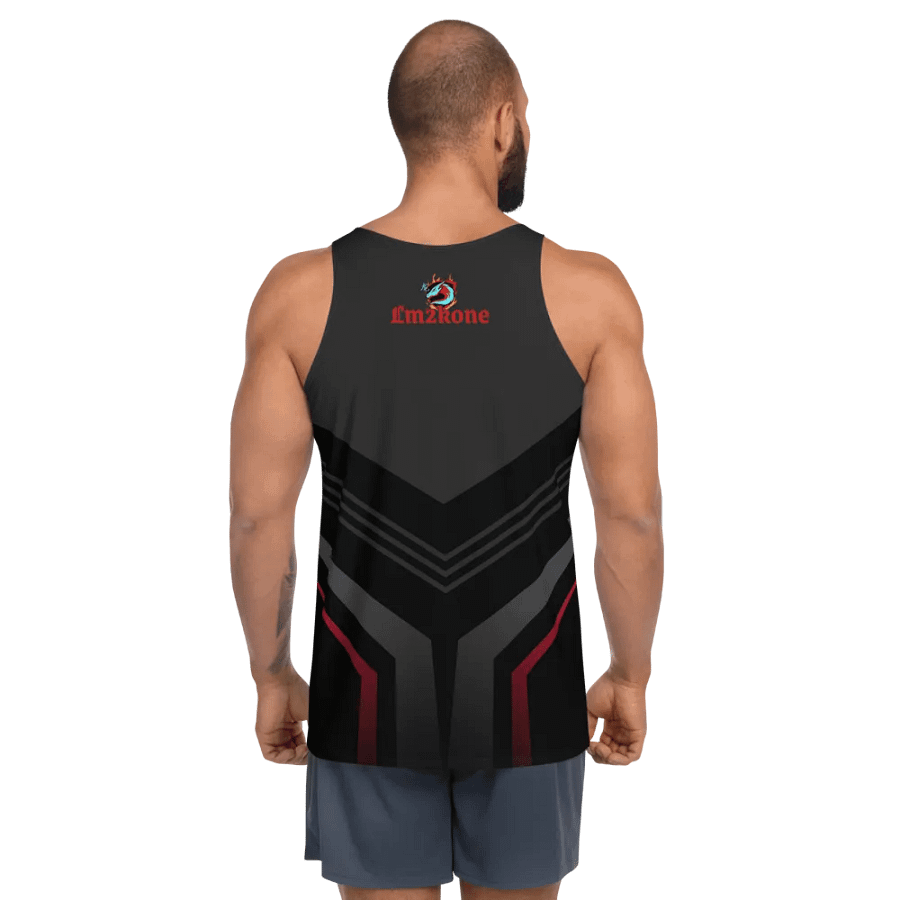 LM2Kone red - Customizable Tank Top - 5% elastane product image (4)