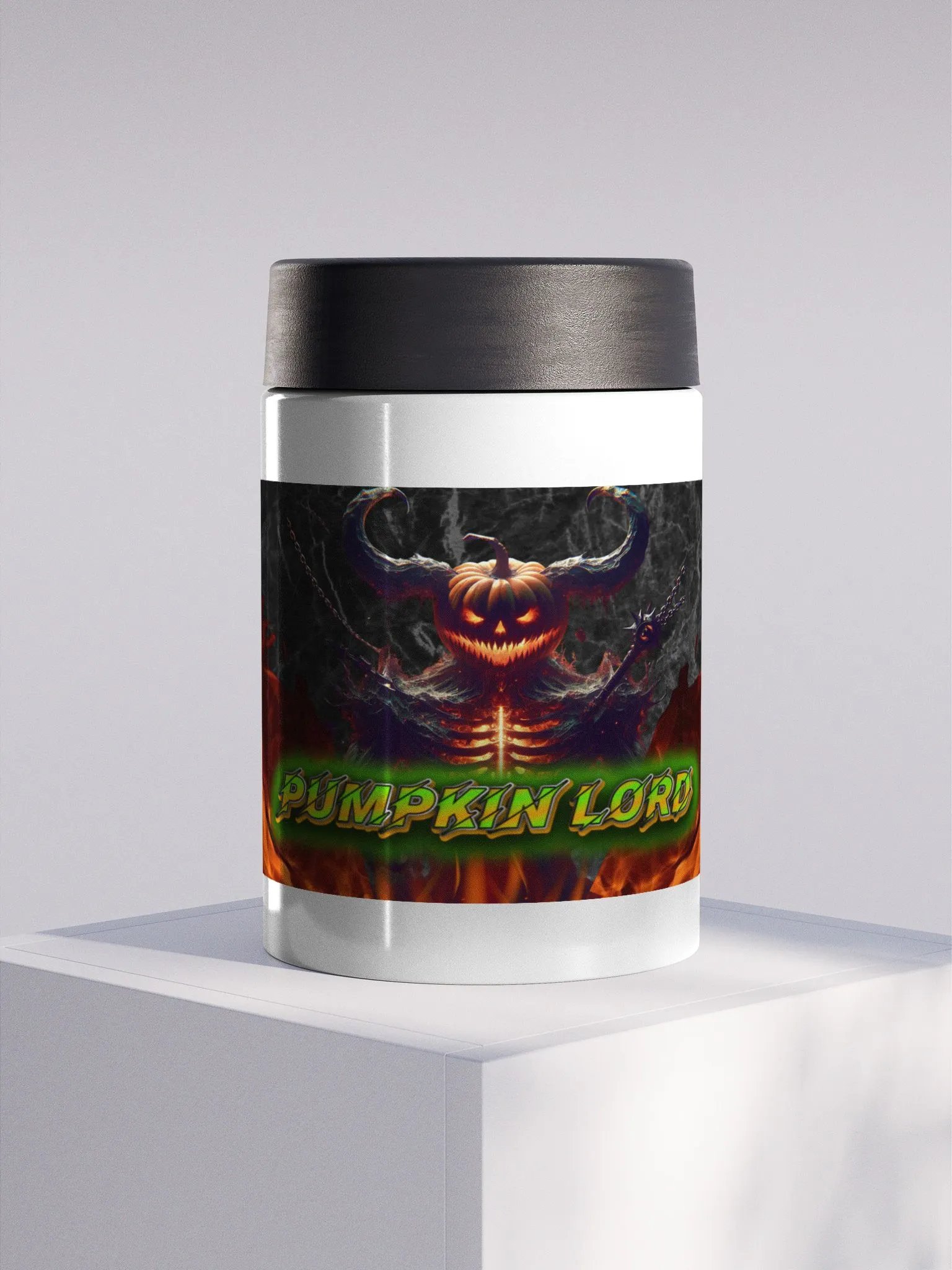 Pumpkin Lord Stainless Steel Koozie product image (1)