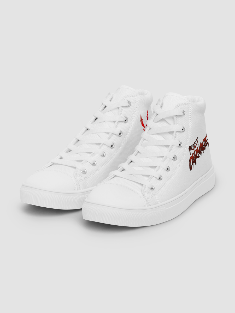 [projectcarnagex] Women's High Top Canvas Shoes Allcolor 2003 product image (5)
