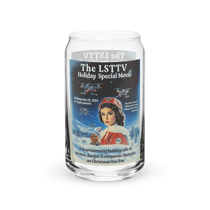 Limited Edition LSTTV Christmas Holiday Special Movie Glass product image (1)