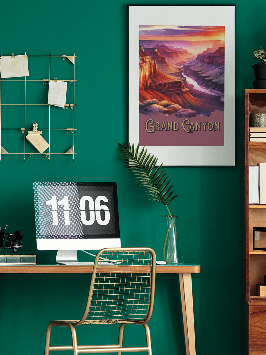 Grand Canyon Watercolor Matte Poster product image (3)