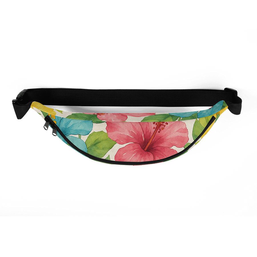 Hawaiian Floral Fanny Pack (Waist Bag) product image (5)
