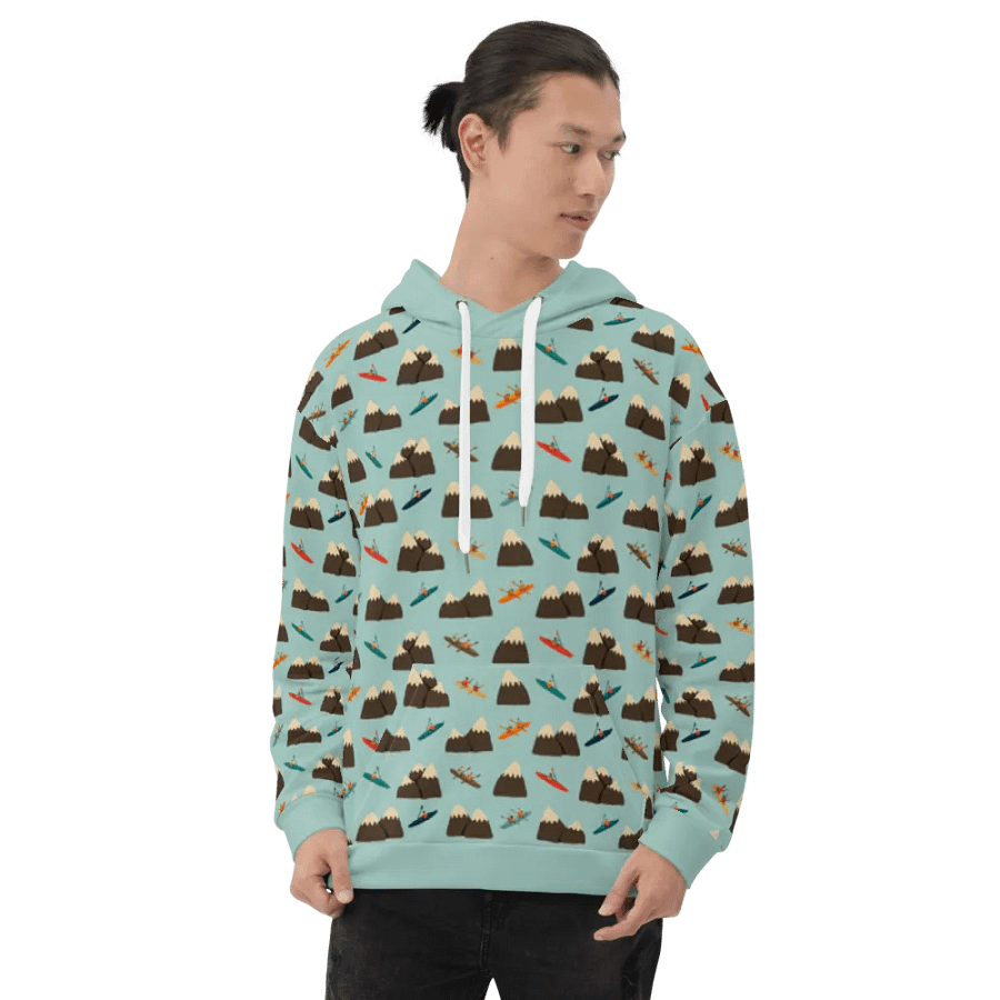 Paddling Peaks - All Over Hoodie product image (8)