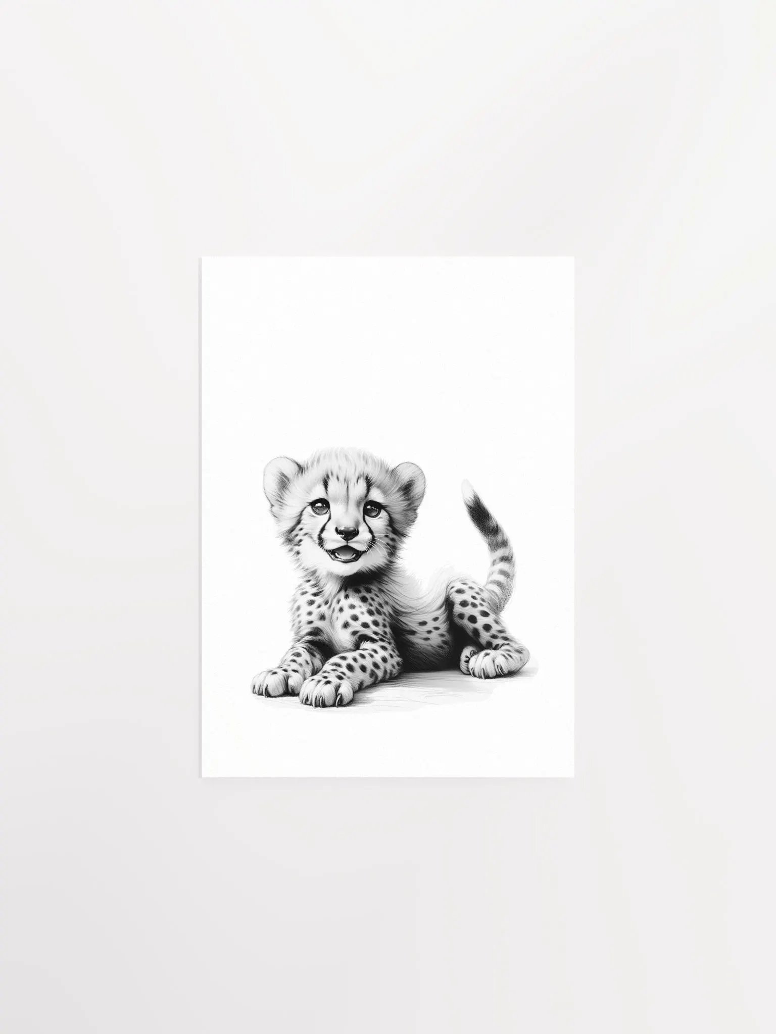 Cheetah Safari Nursery Print No 2 product image (2)