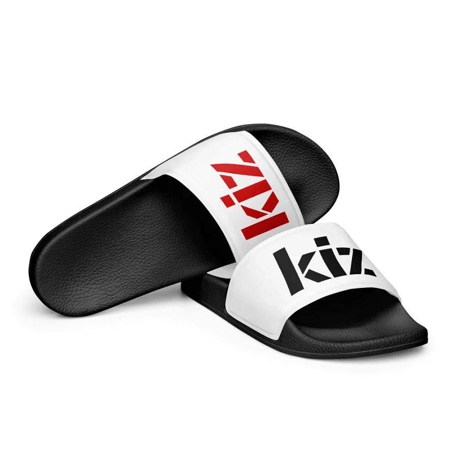 KIZ MEN'S SLIDES - WHITE / BLACK / RED product image (7)