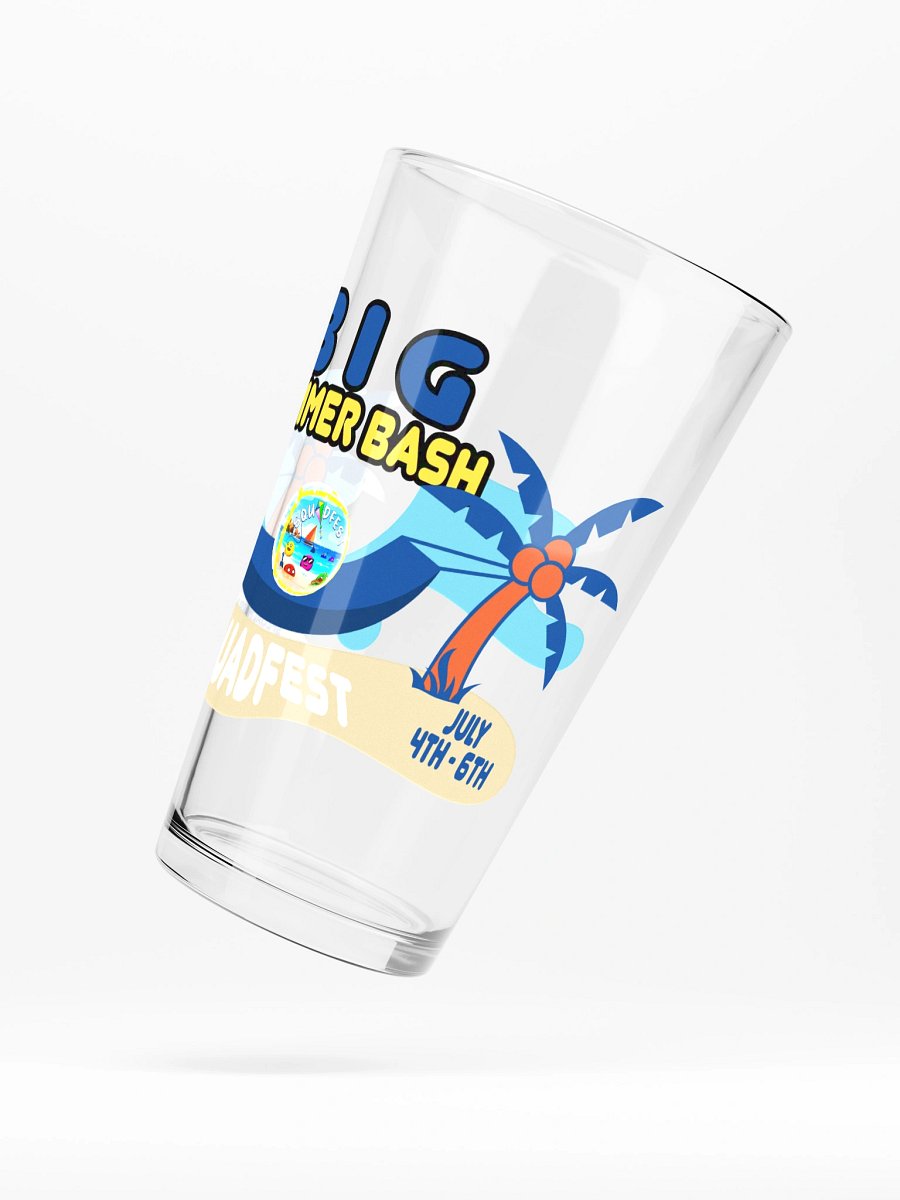 SQUAD FEST BIG SUMMER BASH PINT GLASS product image (5)
