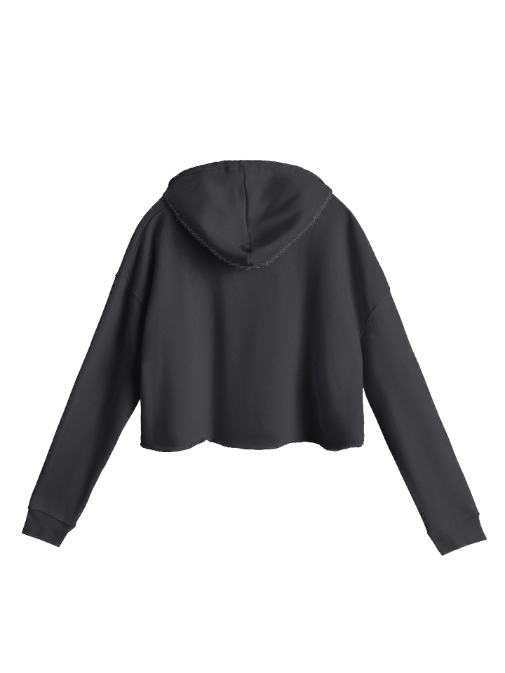 Midnight Veil Designs Gothic Women's Cropped Hoodie - Black, Sizes S-2XL product image (2)