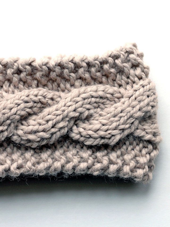Easy Cable Headband Knitting Pattern - Friendship product image (1)