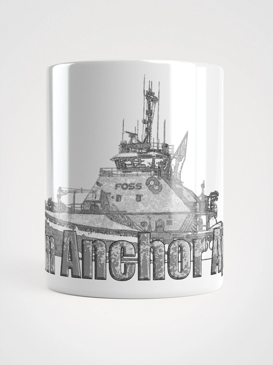 Foss Tugboat Sketch Twin Anchor Glossy Mug product image (6)