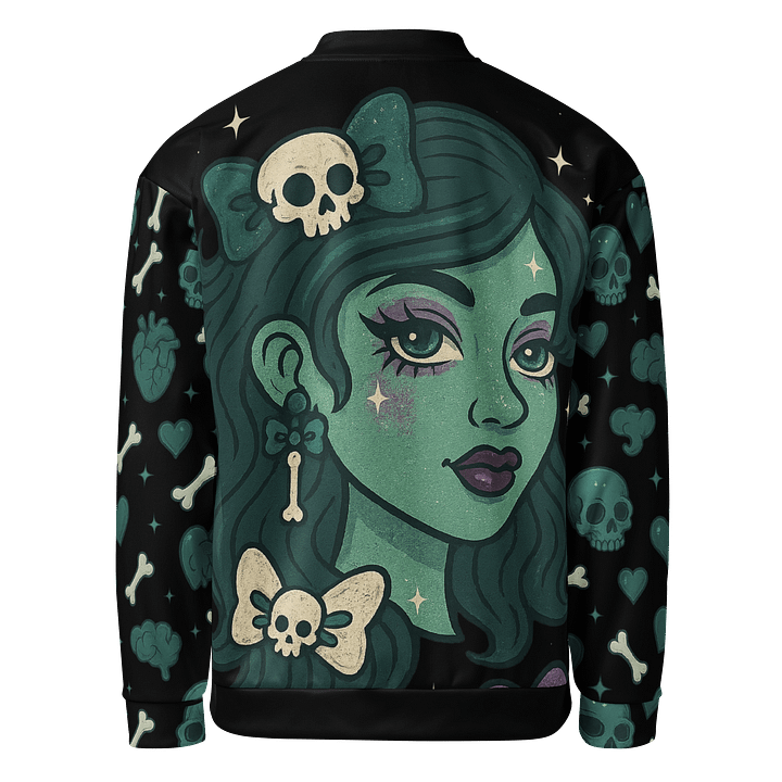 Ghoulish Glamour All-Over Bomber Jacket product image (2)