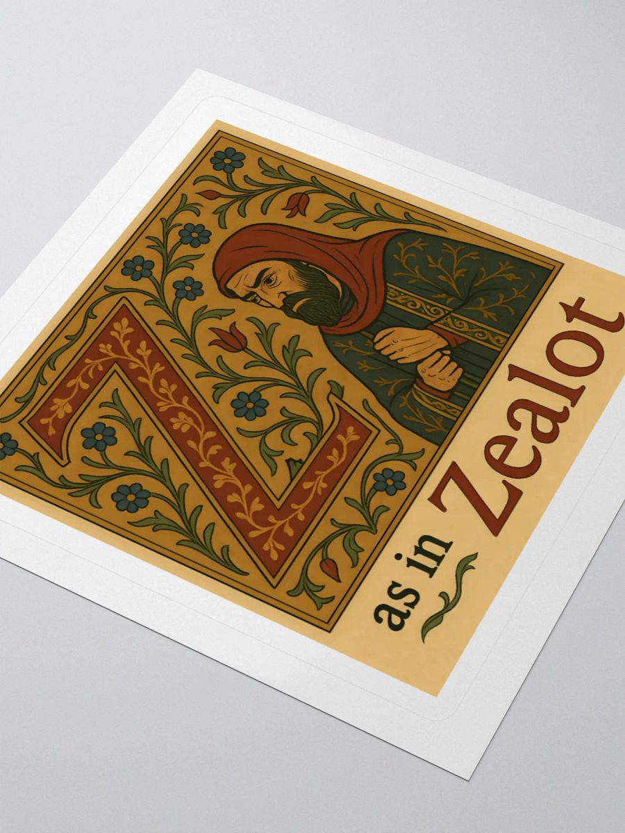 Z as in zealot 2 sticker product image (9)