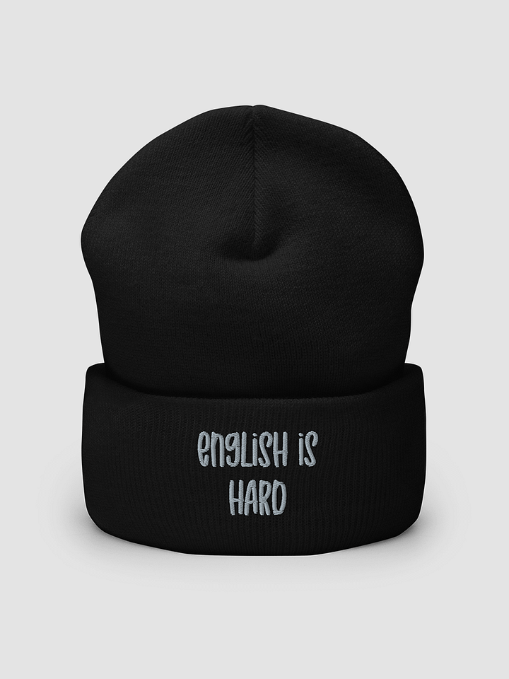 English Is Hard Beanie product image (2)