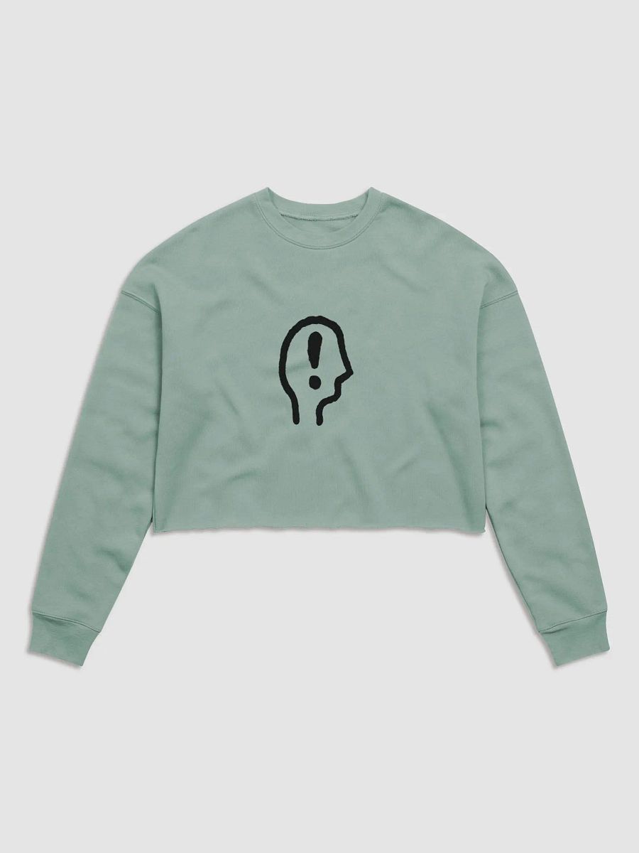 EXCLAIMING MENTALLY Women's Fleece Crop Sweatshirt product image (10)