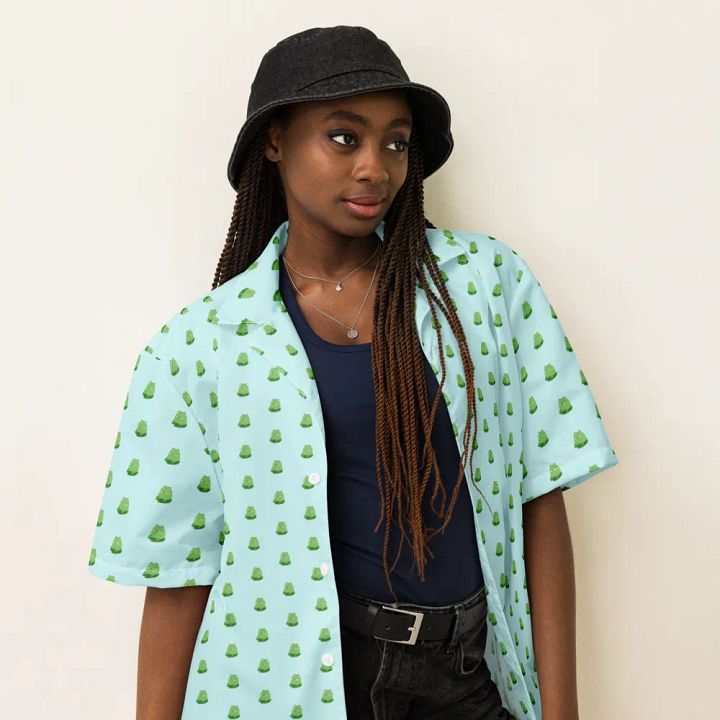 Happy Lil Frog Button Up product image (1)