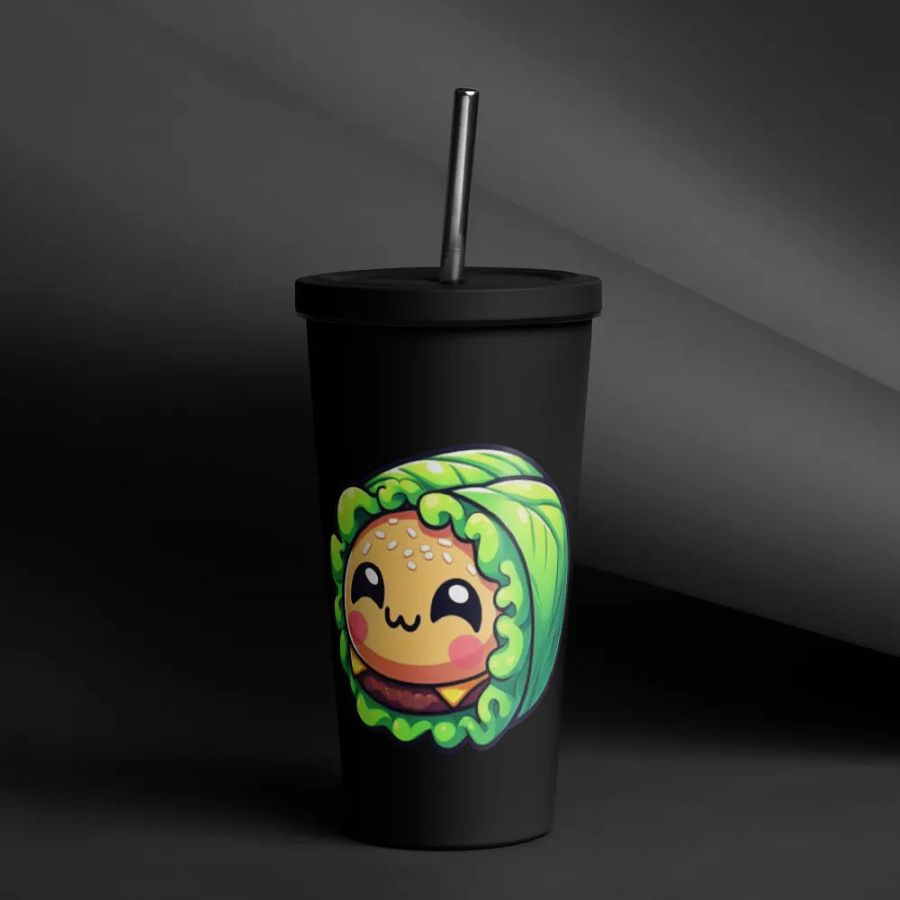 Whimsical Burger Buddy Insulated Tumbler product image (8)