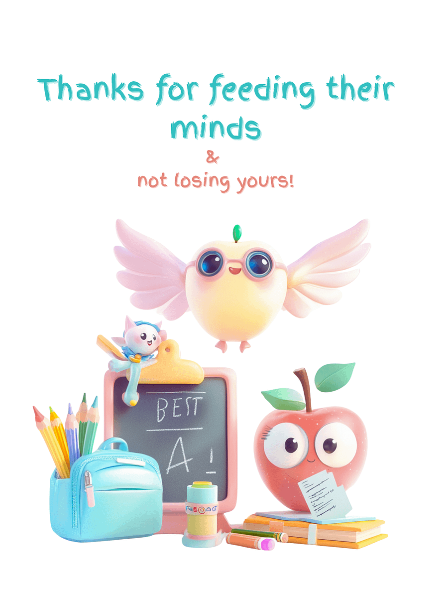 Thanks for Feeding Their Minds” Tee – Limited Edition for Moms & Teachers product image (4)
