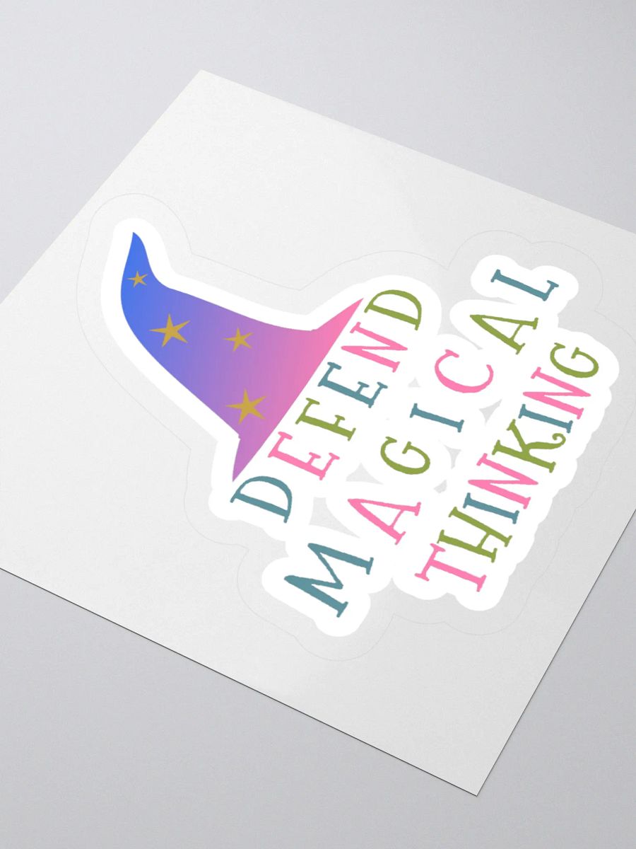 Defend Magical Thinking Sticker product image (3)