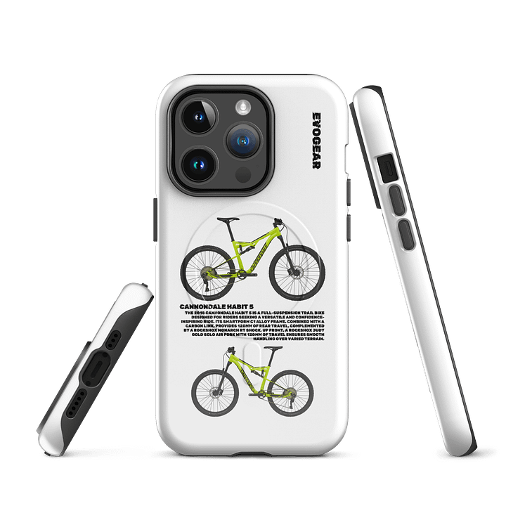 White Cannondale habit 5 2018 iPhone MagSafe Case product image (3)