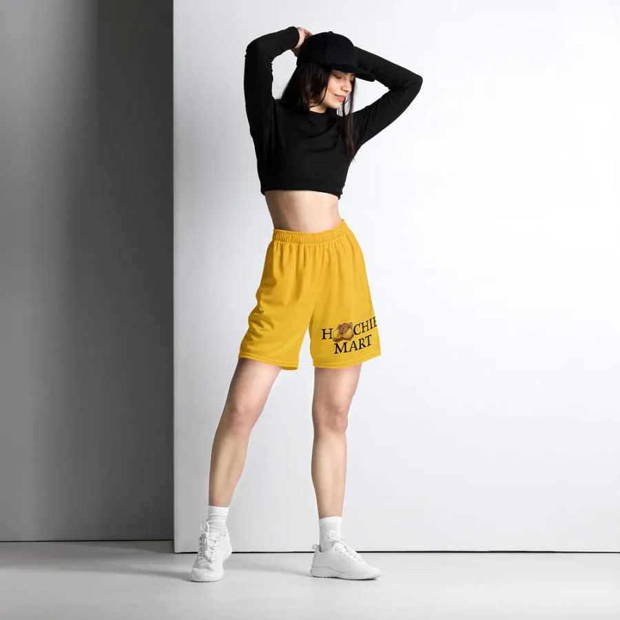 Hoochie Mart Unisex Mesh Shorts Gold product image (6)