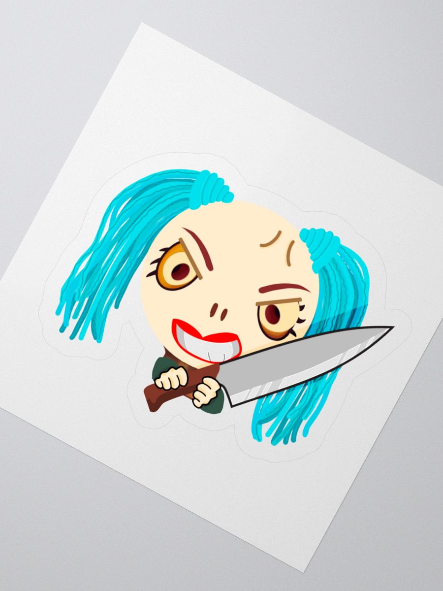 Miss Crazy Knife Sticker product image (5)